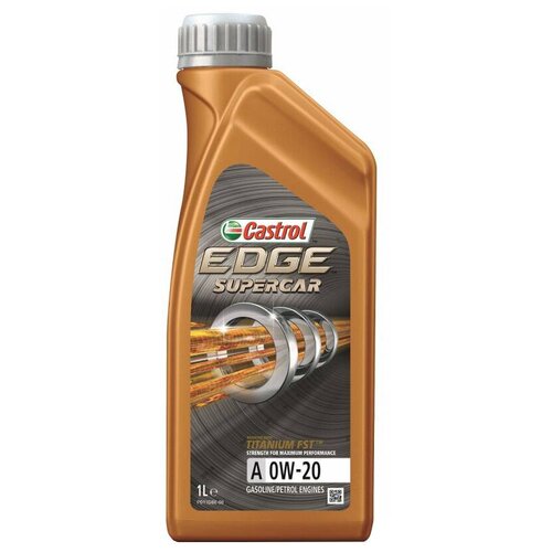 фото Синтетическое моторное масло castrol edge supercar a 0w-20, 1 л