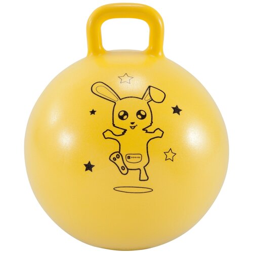 фото Мяч-прыгун гимнастический детский 45 см желтый domyos x декатлон decathlon
