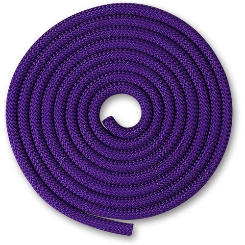 фото Гимнастическая скакалка утяжелённая indigo sm-121 фиолетовый 250 см