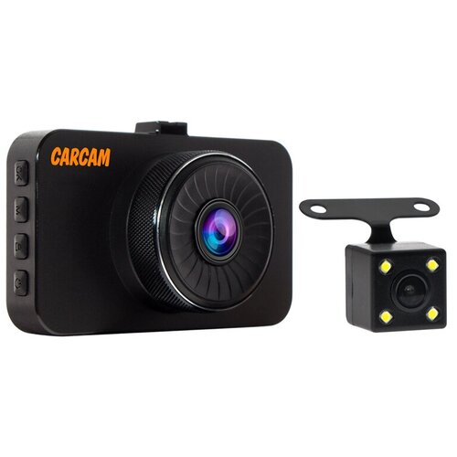фото Видеорегистратор carcam f3, 2 камеры, черный