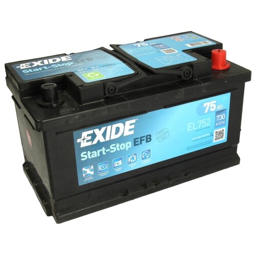 фото Автомобильный аккумулятор exide start-stop efb el752