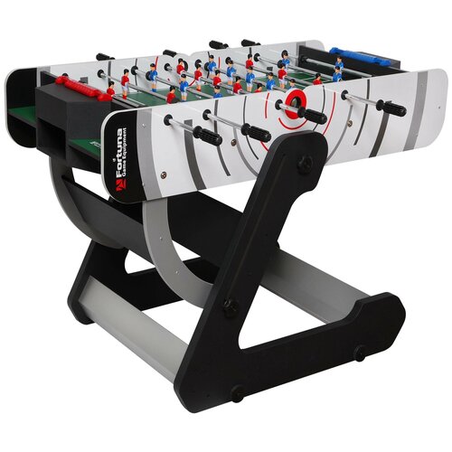 фото Игровой стол для футбола fortuna billiard equipment fortuna evolution fdx-470 telescopic белый/черный/серый