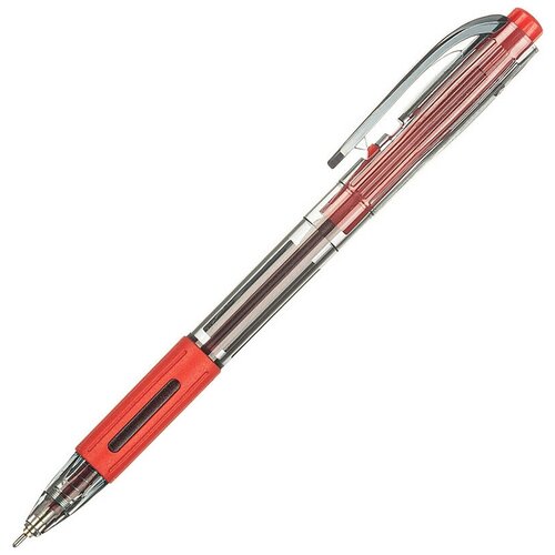 фото Ручка шариковая автоматическая unimax fab gp 0,7мм, красн, масл, автомат 10 штук