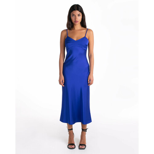 фото Платье-комбинация bublikaim, размер 44 (m), голубой, фиолетовый