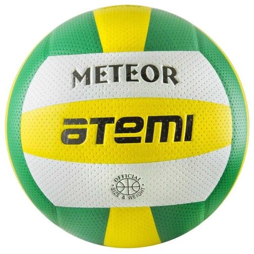 фото Волейбольный мяч atemi meteor зеленый/желтый/белый