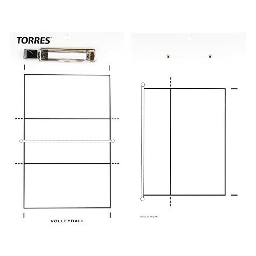 фото Волейбольная тактическая доска torres tr1001v, белый