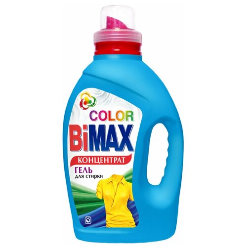 фото Гель для стирки bimax bimax color, 1.3 л, бутылка