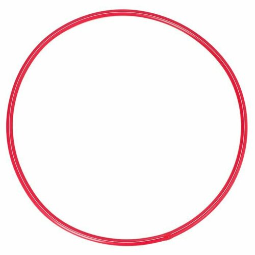 фото Обруч, диаметр 60 см, цвет красный соломон