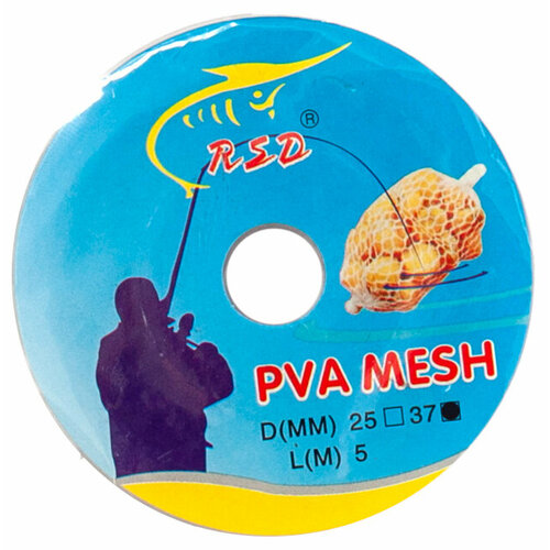 фото Пва сетка для рыбалки d37 мм l5 м, pva mesh, сетка для прикормки 5 метров 37 мм нет бренда