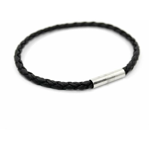 фото Handinsilver ( посеребриручку ) браслет плетеный кожаный с магнитной застежкой длиной 19см