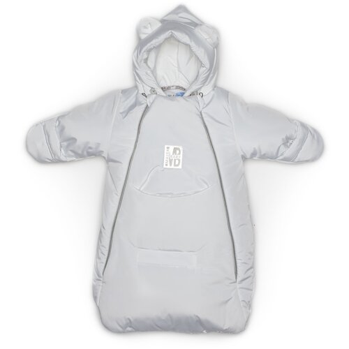 фото Конверт-мешок malek baby демисезонный 306ф светло-серый 68 см