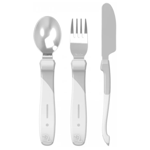 фото Набор приборов twistshake learn cutlery stainless steel с 12 мес пастельный розовый