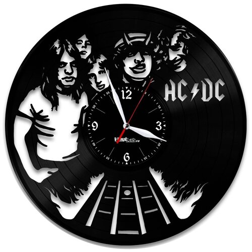фото Настенные часы из виниловой пластинки "ac/dc" №4 vinyllab
