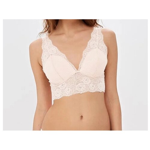 фото Бюстгальтер innamore basic lace, размер 4(46), слоновая кость