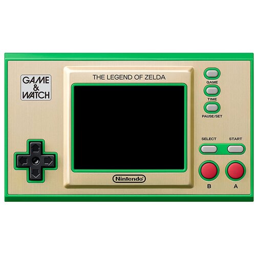 фото Игровая приставка nintendo game & watch, the legend of zelda, бежевый/зеленый