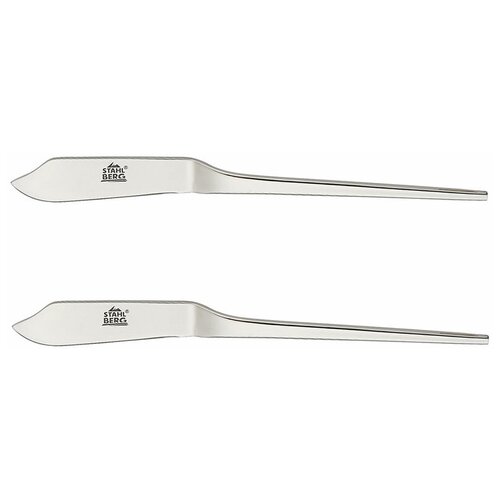 фото Stahlberg набор ножей для масла 5726-s 2 предмета серебристый