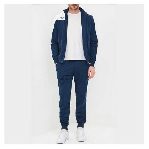 фото Спортивный костюм мужской mizuno 32eg7006m 14 knitted tracksuit 32eg7006m14-2 размер 48 цвет синий