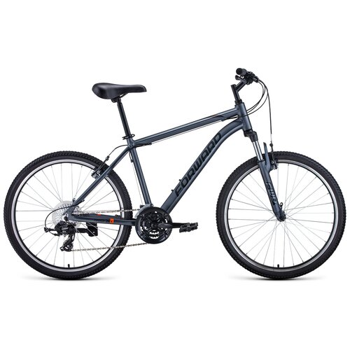 фото Велосипед forward hardi 26 x 2021 рост. 18" серый матовый/черный