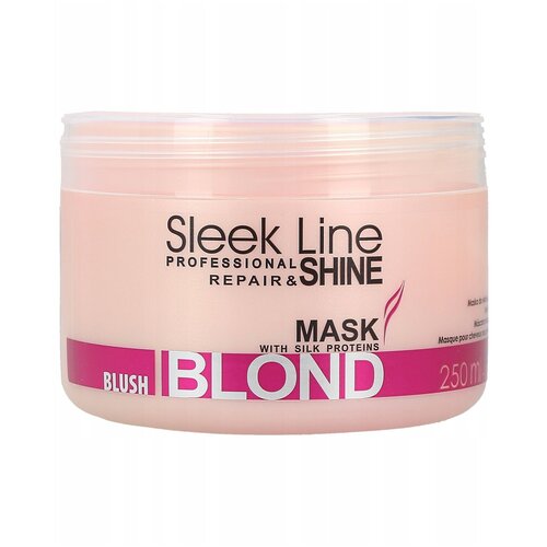 фото Маска для блондинок stapiz blush blond sleek line розовая 250мл