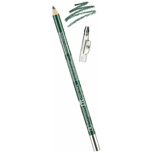 фото Tf cosmetics карандаш для глаз с точилкой professional eyeliner, оттенок 71 зеленый изумруд