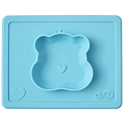 фото Тарелка ezpz happy bowl care bear, бирюзовый