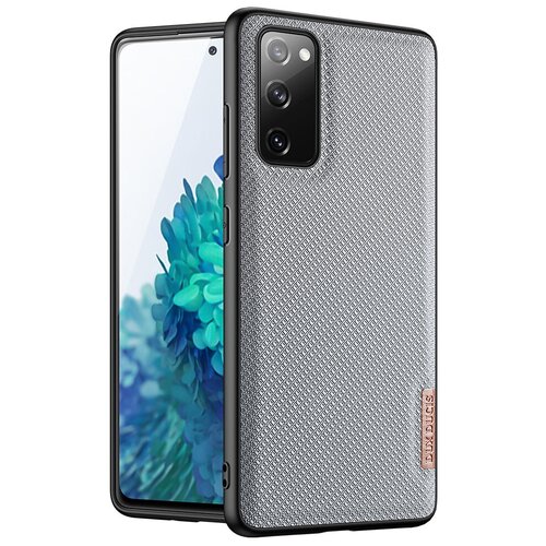 фото Чехол силиконовый dux ducis для samsung s20 fe / s20 lite fino series серый