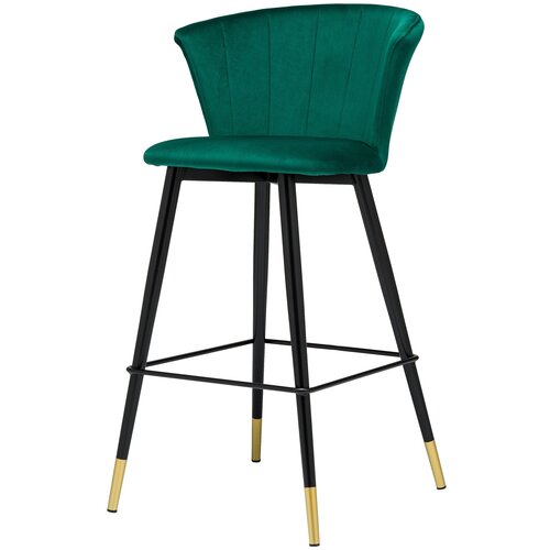 фото Барный стул marlon зеленый велюр storeforhome