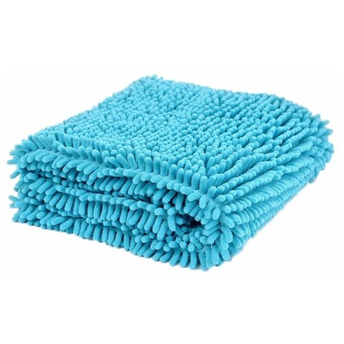 фото Полотенце для собак и кошек из микрофибры абсорбирующее, полотенце для домашних животных (голубое), pets & friends pf-towel-01