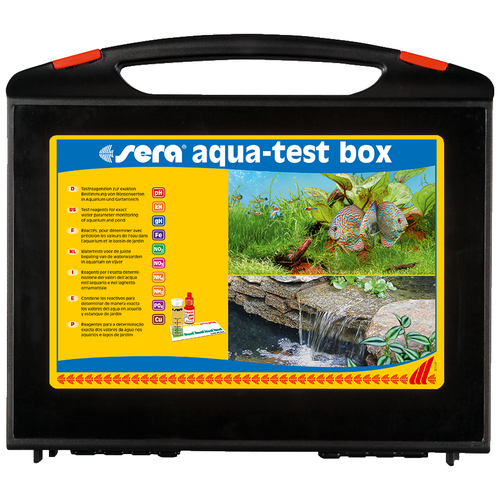 фото Sera aqua-test box (cu) тесты для аквариумной воды, набор