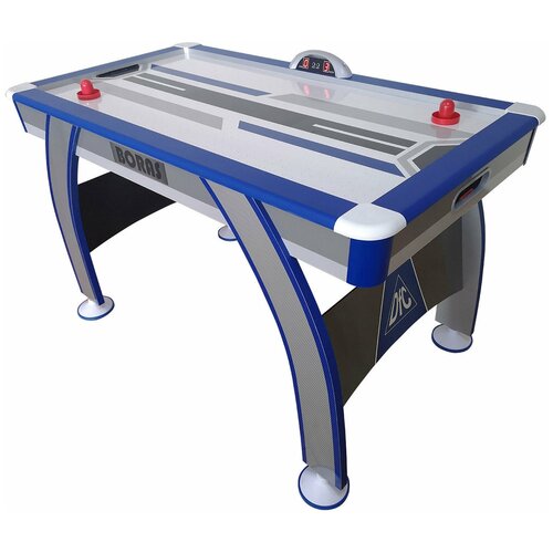 фото Игровой стол для аэрохоккея dfc boras 54 jg-at-15404 черный/синий/серый