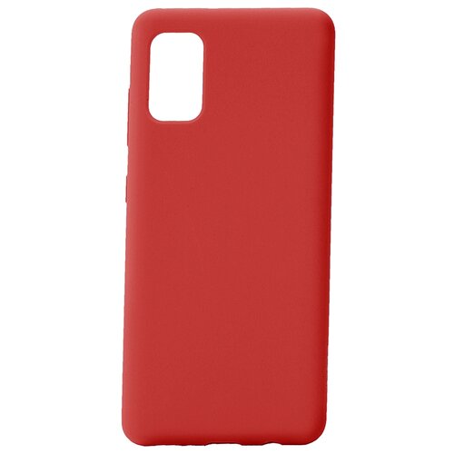 фото Чехол на samsung galaxy a41 kruche silicone plain red кruче,кruче