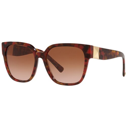 фото Солнцезащитные очки valentino, бабочка, оправа: пластик, для женщин, коричневый