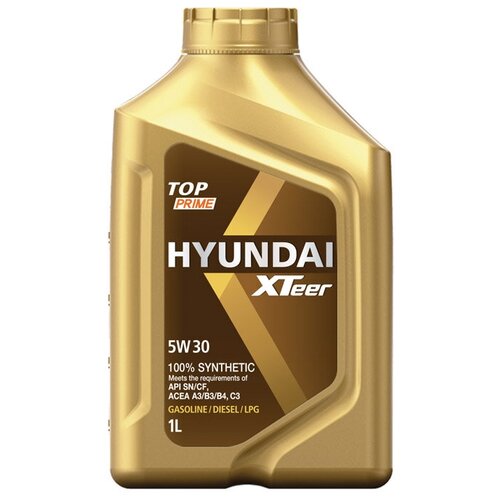 фото Синтетическое моторное масло hyundai xteer top prime 5w-30, 1 л