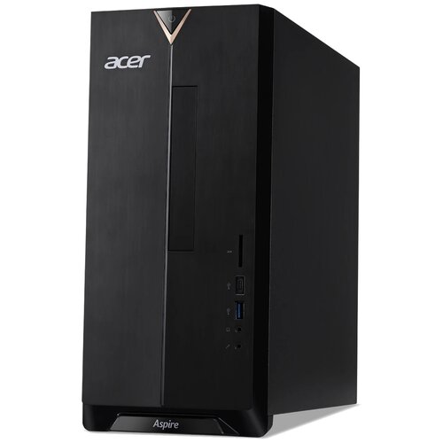 фото Настольный компьютер acer aspire tc-895 (dt.beter.00b) mini-tower/intel core i3-10100/4 гб/256 гб ssd/intel uhd graphics 630/ос не установлена черный