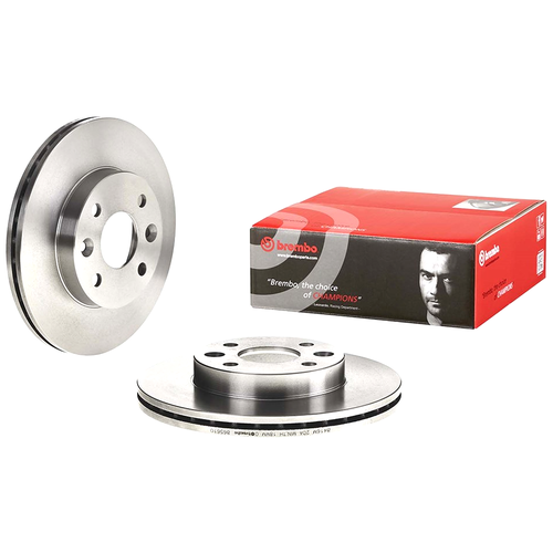 фото Brembo 09865610 (0k20a33251 / 0k20a33251a / 0k2aa33251a) диск тормозной standard | перед |