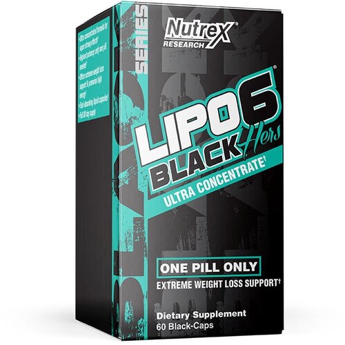 фото Жиросжигатель nutrex lipo 6 black hers ultra concentrate us 60 капсул