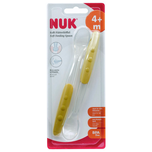 фото Набор ложек nuk easy learning soft фисташковый