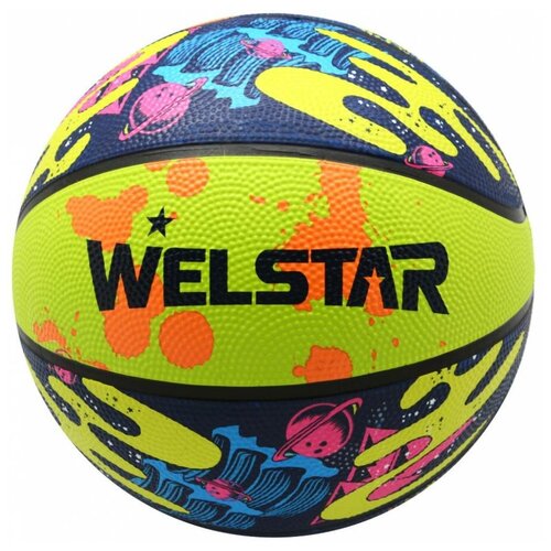 фото Баскетбольный мяч welstar br2814d-7, р. 7 разноцветный