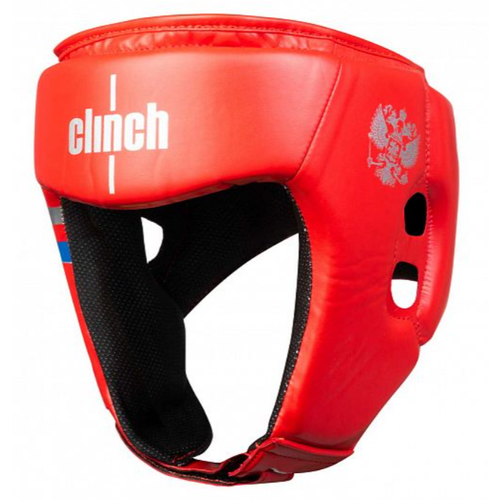 фото Боксерский шлем clinch olimp красный s