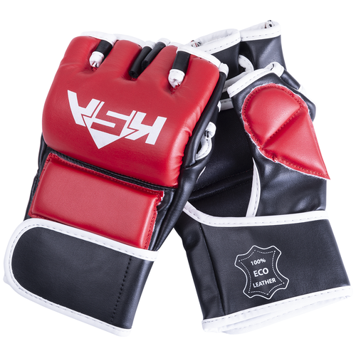 фото Перчатки для mma ksa wasp red, к/з, m