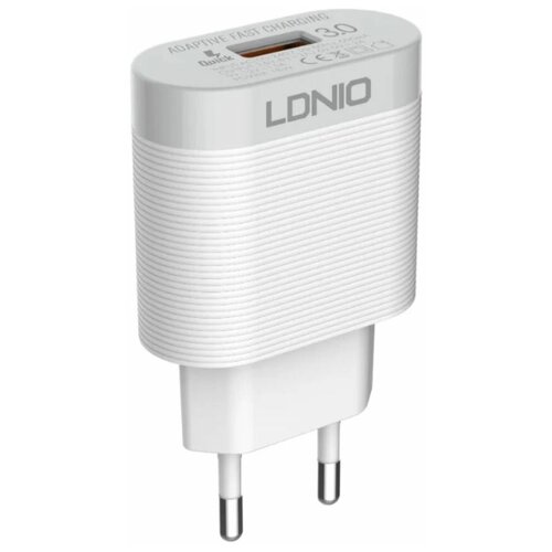 фото Зарядное устройство ldnio a303q 1xusb + cable micro usb white ld_b4368