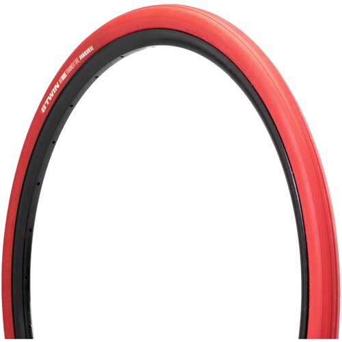 фото Покрышка для велосипеда home trainer диаметр 27,5", размер: no size, цвет: красный van rysel х декатлон decathlon