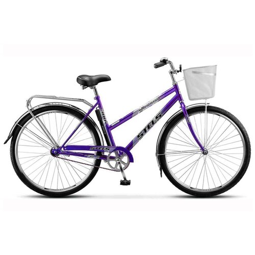 фото Городской велосипед stels navigator 300 lady 28 z010 (2021) фиолетовый 20" (требует финальной сборки)