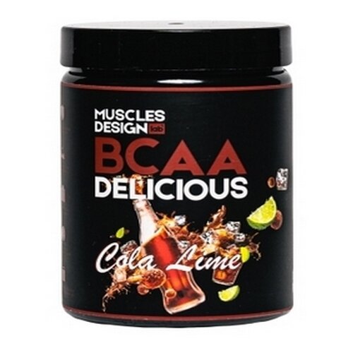 фото Muscles design lab bcaa delicious 200 гр (кола-лайм)