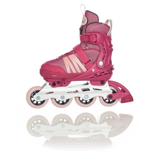 фото Раздвижные ролики hudora inline skates comfort, розовые, размер 29-34