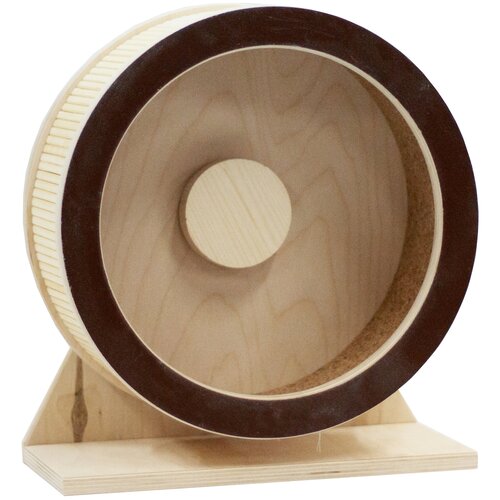 фото Вращающееся колесо для грызунов doradowood деревянное 27.5 см