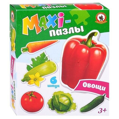 фото Набор пазлов русский стиль maxi овощи (02545)