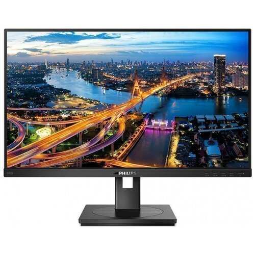 фото 24" монитор philips245b1, 2560x1440, ips, черный