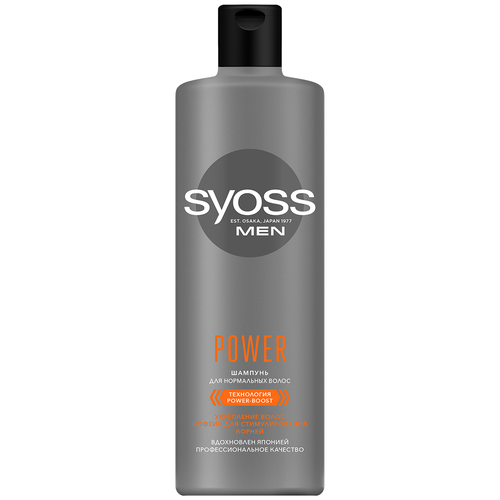 Купить Syoss Men шампунь Power & Strength для нормальных волос, 500 мл