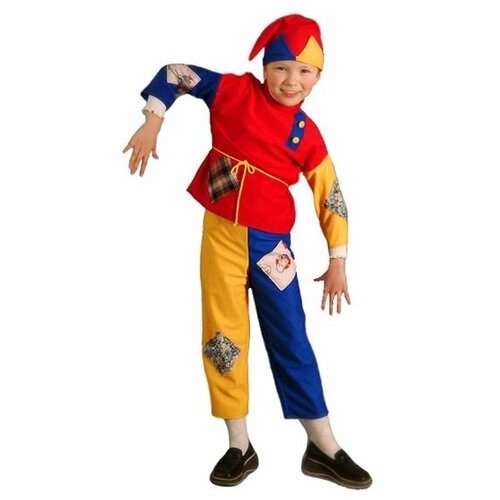 фото Карнавальный костюм скоморох, 3-5 лет, бока 1116- бока
